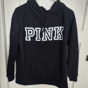 PINK Medium Black hoodie